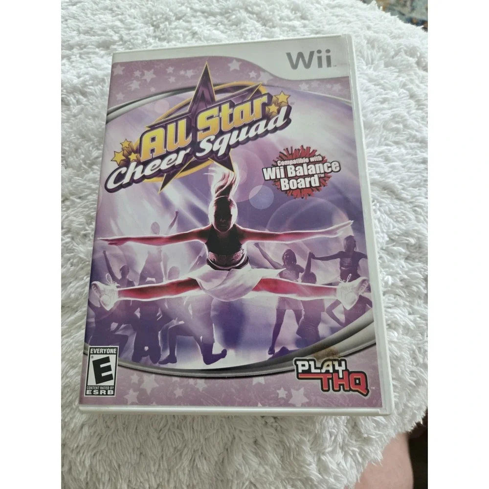 Nintendo  Wii Game, All Star cheer squad. Compatible wii balance board